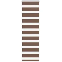 VidaXL Zebrarollo Braun 45x150 cm Stoffbreite 40,9 cm Polyester