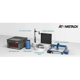 ATOMSTACK A10 PRO 50W, CNC-cutter mit 10W Output Fokusleistung, Präzision 0,08 mm, Arbeitsfläche 410 x 400 mm