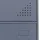 Mendler HWC-P63 Spind 90 x 38 x 45 cm Grau