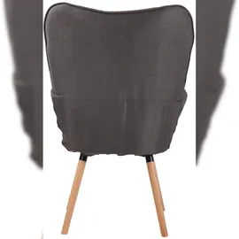 CLP Lounger Ashford Stoff dunkelgrau/natura