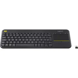 Logitech K400 Plus Wireless Touch Keyboard IT schwarz