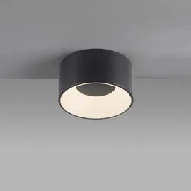 just light. LED-Deckenleuchte Tanika Schwarz Ø16cm, dimmbar