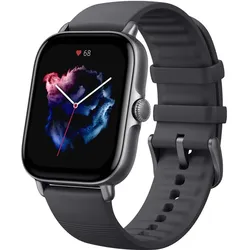 GTS 3 Digital 42 mm Smartwatch Rechteckig 341 ppi  (Graphit)