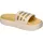 Adidas Damen Adilette Platform Slides, crystal sand/gold met/semi spark, 42 EU