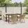 vidaXL Garten Essgruppe 5-tlg. Beige