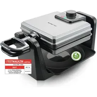 EMERIO WM-110984 Waffeleisen Silber
