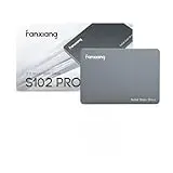 fanxiang Interne SSD Festplatte 2TB SATA III 2,5 Zoll, 570MB/s Lesen, 520MB/s Schreiben, Interne SSD mit 70% SLC Cache, für Desktop, Laptop, PS4 (S102Pro)