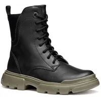 GEOX JUNIOR J JUNETTE GIRL ANKLE BOOTS BLACK/OLIVE 31_EU