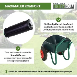Trutzholm 2-Rad Schubkarre 100 l Grün
