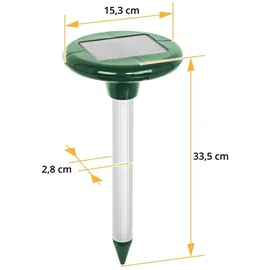 VOSS.Sonic MoleEx 1000 Maulwurfvertreiber Solar, mit Ton & Vibration,