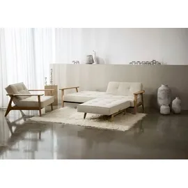 Innovation Living Schlafcouch Stoff 2-Sitzer Weiß