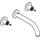 Grohe Atrio Private Collection 3-Loch-Waschtischbatterie Chrom