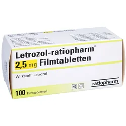 LETROZOL-ratiopharm 2,5 mg Filmtabletten 100 St