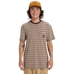 Quiksilver T-Shirt »Onyx Striped« Quiksilver Almond Onyx Stripe S