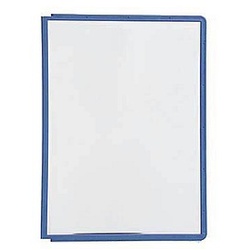 5 DURABLE Sichttafeln DIN A4 blau, Öffnung oben