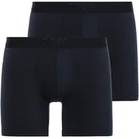 Boss Trunks mit Logo-Bund im 2er-Pack Modell UltraSoft", Dunkelblau,