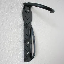 Relaxdays Fahrrad-Wandhalterung 2er Set schwarz