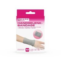 HARO-MC Handgelenkbandage Handgelenk-Bandage elastisch, für Damen Herren M - 18 cm - 15 cm