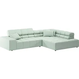 Home Affaire Eckcouch Mikrofaser 3-Sitzer Mint