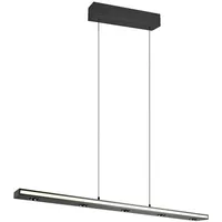 Trio Graham 1-flg. 200 cm eckig schwarz matt