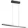 Trio Graham 1-flg. 200 cm eckig schwarz matt