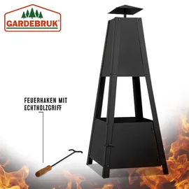Gardebruk Feuerschale Feuerstelle Ø 102 cm Schwarz