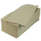5000 Papierhandtücher natur 25x23 cm ZZ-Falz recycling 1-lg. hellgrau