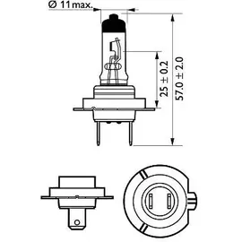 Philips Glühlampe, Fernscheinwerfer LongLife EcoVision 12972LLECOC1