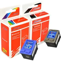 Ampertec 2 Kompatible Tinten ersetzt HP SA342AE 56+57 Doppelpack