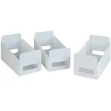 Wenko Haushalts-Organizer 3er Set 15 x 18 x 30 cm Weiß