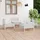 vidaXL Garten-Lounge-Set 4-tlg. weiß Kiefer