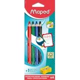 Maped Whiteboard-Marker 4 St. Weiß/Mehrfarbig