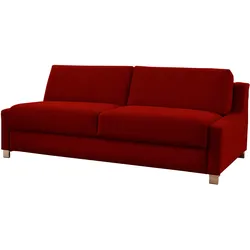 Schlafsofa BALI "Viola", rot, B:201cm, 100% Polyester, Sofas