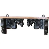 GURU-SHOP Modell 20a Wandregal 51 x 19 x 13 cm Braun