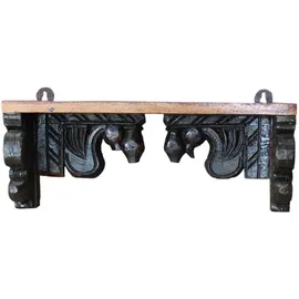 GURU-SHOP Modell 20a Wandregal 51 x 19 x 13 cm Braun