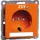 Peha Schuko-Steckdose orange 2 St.