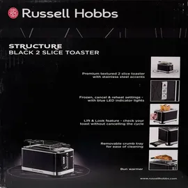 Russell Hobbs Structure Toaster schwarz
