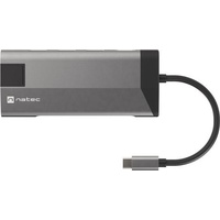 NATEC Fowler Plus USB Typ-C Schwarz, Grau