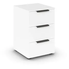 Rauch Nachtkommode Flipp Dekor Alpinweiß