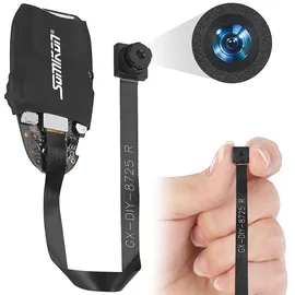 Somikon Mobile Full-HD-Knopf-Sicherheitskamera Schwarz