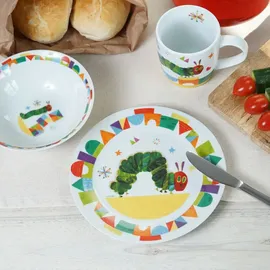 Geda Labels Kindergeschirr Raupe Nimmersatt, 3 tlg. | GEDA Labels | Porzellangeschirr | Kindergeschirr