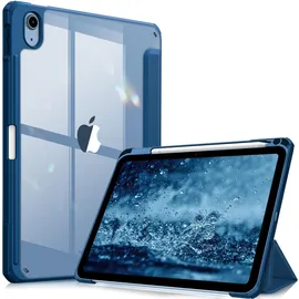 Fintie Hybrid Hülle für iPad (A16) 11 Generation 11 Zoll 2025, iPad 10 Generation 10,9 Zoll 2022 Blau
