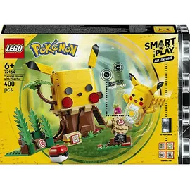 LEGO Pokémon SMART PlayTM: Trainingshaus mit Pikachu Bausatz, Mehrfarbig