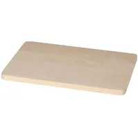 Buri Schneidebrett aus unbehandeltem Birkenholz 23x15cm Frühstücksbrett Holzbrett