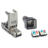 Value 26.99.0371 VALUE feldkonfektionierbarer RJ-45 Stecker Kat.6 (Class E), STP 26.99.0371 Silber 1 St.