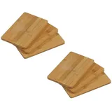 KESPER | Frühstücksbrettchen | 6er Pack | robust | langlebig | perfekt für den täglichen Gebrauch