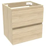 Aica Sanitär Waschtisch Badezimmerschrank Waschbeckenunterschrank ohne Waschbecken 50 cm x 52 cm x 38.5 cm