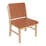 einrichtungsdesign24 Holzstuhl Schwerlaststuhl für Schwergewichtige Alexander bis 250kg, Massivholz, extra starke Beine, geneigte Sitzfläche und Rückenlehne rosa