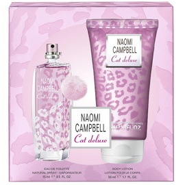 Naomi Campbell Cat Deluxe Geschenkset EDT 15ml + Body Lotion 50ml)