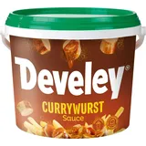 Develey Senf & Feinkost Develey Currywurst Sauce pikant wuerzig im grossen Vorratseimer 5000g